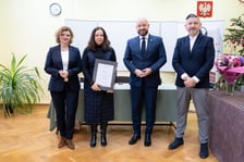 Wręczenie dyplomów dyrektorom placówek oświatowych, 10.01.2024